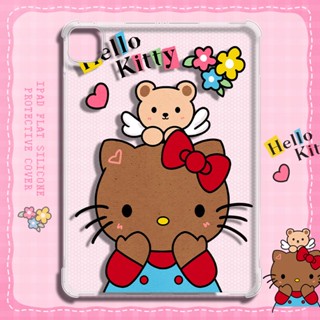 น่ารัก Hello Kitty เคสไอแพด เคสใส เคสแท็บเล็ตหนัง พร้อมช่องใส่ดินสอ และขาตั้ง For เคสไอแพด Gen10 เคสไอแพด Gen9 เคสไอแพด Gen8 เคสไอแพด Air5เคสไอแพด Air4 เคสไอแพด Mini6 iPad Air5 iPad Air4 iPad 2022 iPad 2018 iPad Air2