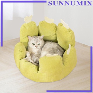 [Sunnimix] ที่นอนสัตว์เลี้ยง ขนาดเล็ก กลาง กลาง กันลื่น สําหรับสุนัข แมว คิตตี้