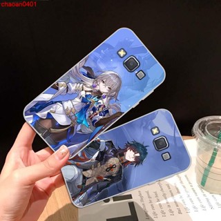 เคสโทรศัพท์มือถือ ซิลิโคนนิ่ม TPU ลายรางดาว Honkai 03 สําหรับ Samsung A3 A5 A6 A7 A8 A9 Star Pro Plus E5 E7 2016 2017 2018