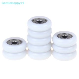 Gentlehappy ล้อลูกกลิ้งพลาสติก แบบเปลี่ยน สําหรับประตูบานเลื่อน 2 5 10 ชิ้น