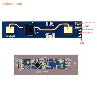 [risingmeup] Hlk-ld2410 โมดูลเซนเซอร์เรดาร์ 24G FMCW 24GHz LD2410 โมดูลเซนเซอร์ตรวจจับการเคลื่อนไหว