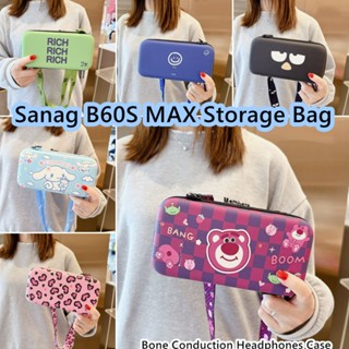 【Ĕĕ】กระเป๋าเก็บหูฟัง ลายการ์ตูนเพนกวิน แนวสร้างสรรค์ สําหรับ Sanag B60S MAX Sanag B60S MAX