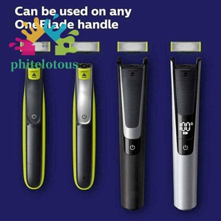 ❤ Phitelotous หัวใบมีดโกนหนวด แบบเปลี่ยน สําหรับเครื่องโกนหนวด Original P-hilips OneBlade QP2520 QP2630