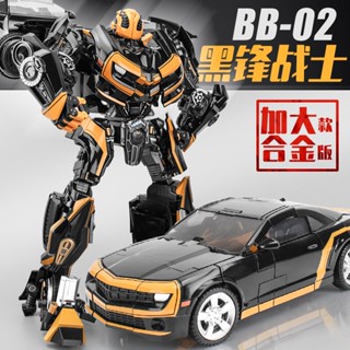 [Spot] alloy deformation toy BB01 Diamond Chevrolet Big Bee black front 02 model car machine boy