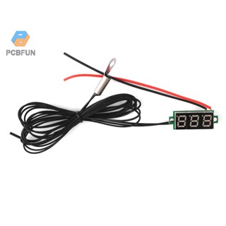 Pcbfun Dc4-28v เครื่องตรวจจับอุณหภูมิสูง 0.28 นิ้ว