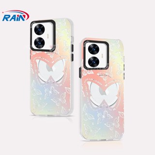 เคสโทรศัพท์มือถือแบบแข็ง ไล่โทนสี ลายผีเสื้อ สําหรับ Realme C53 C55 10 C35 C33 C31 C30 C30S C21Y C25Y C15 C12 C25 C25S C20A C11 9i 5i 6i C3 C2 8i 5G Pro A1K Narzo 50A 50iPrime Narzo 50A