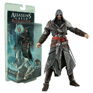 โมเดลฟิกเกอร์อนิเมะ NECA Assassins Creed 3 รุ่น 3 Brotherhood Ezio ขนาด 23 ซม.