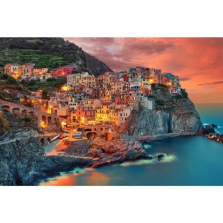 โปสเตอร์ รูปทิวทัศน์ Manarola Italy Cliff ขนาดใหญ่ สําหรับตกแต่งบ้าน