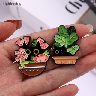 [highbuying] ใหม่ พร้อมส่ง เข็มกลัด รูปแมวดํา เครื่องประดับ สําหรับเพื่อน เด็ก