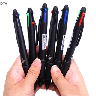 Dta 4 in 1 ปากกาลูกลื่น 0.7 มม. สีแดง สีเขียว สีฟ้า หลากสี สําหรับโรงเรียน สํานักงาน