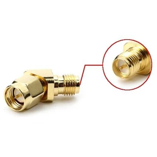 ข้อต่อ หัวแปลงสัญญาณภาพ WiFi RF Adapter Connector SMA RP-SMA 90 45 Male Female ตัวผู้ ตัวเมีย ข้อต่อตรง ข้องอ วายฟาย