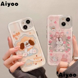 เคสโทรศัพท์มือถือแบบใส ลายกระต่ายไทยากิ สร้างสรรค์ สําหรับ Iphone 1114 12 13pro 5HGE