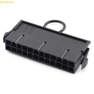 Godd อะแดปเตอร์สวิตช์เปิดปิด 24 Pin ATX สําหรับหัวสะพานจัมเปอร์ สีดํา 4 5x2 2 ซม. 1 77x0 87 นิ้ว