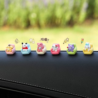 Miniature Creative Car Decoration Mini Cartoon Doll Car Accessories Cute Vehicle Center Console Rearview Mirror Decoration lfPE