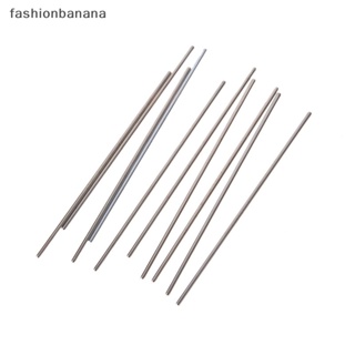 [fashionbanana] เพลาเกียร์โลหะ เส้นผ่าศูนย์กลาง 2 มม. 2*100 มม. DIY อุปกรณ์เสริม สําหรับรถยนต์ของเล่น 10 ชิ้น