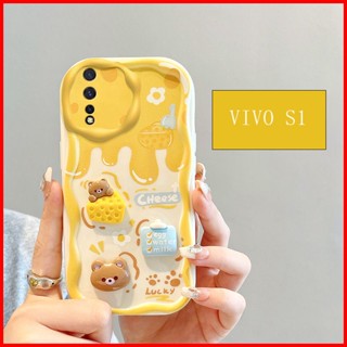 เคส Vivo S1 สไตล์ครีม หวาน สามมิติ ตุ๊กตา เคสโทรศัพท์ สําหรับ Vivo S1 BBNY