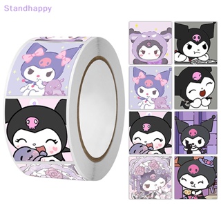 Standhappy ม้วนเทปสติกเกอร์ ลายการ์ตูนน่ารัก สําหรับตกแต่งสมุดภาพ 500 ชิ้น ต่อม้วน