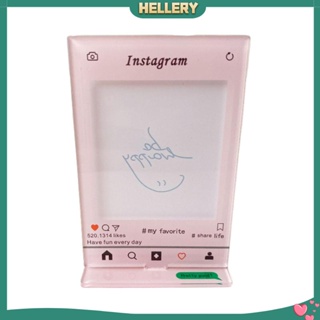 [HelleryTH] Photocard Frame Acrylic Photo Frame Freestanding Desktop Mini Frames Picture Frame for Collections Korean Idols Lovers Wedding Guest Book