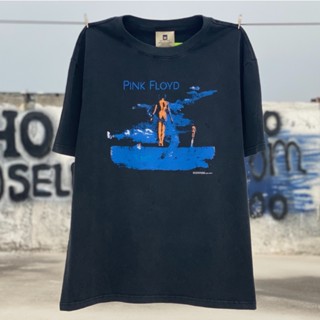 เสื้อยืดแขนสั้น พิมพ์ลาย Pink Floyd Pink Floyd Band Sea King Limited สไตล์วินเทจ ย้อนยุค เหมาะกับฤดูร้อน สําหรับผู้ชาย ไซซ์ S M L XL