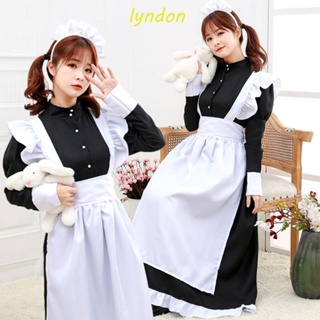 ชุดเครื่องแต่งกายแม่บ้าน LYNDON น่ารัก สไตล์โลลิต้า สําหรับผู้ชาย และผู้หญิง