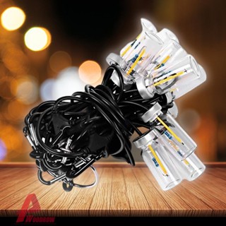 สายไฟ LED USB 65LM 2700K สําหรับตั้งแคมป์กลางแจ้ง บาร์บีคิว สวน [Woodrow.th]