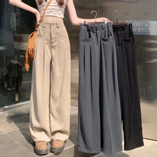 2TOYOUNG  กางเกงขายาว คาร์โก้ กางเกง เชือกอเมริกันคลาสิค Cargo pants 2023 NEW 080113 Comfortable รุ่นใหม่ Trendy สบาย A20M03P 36Z230909