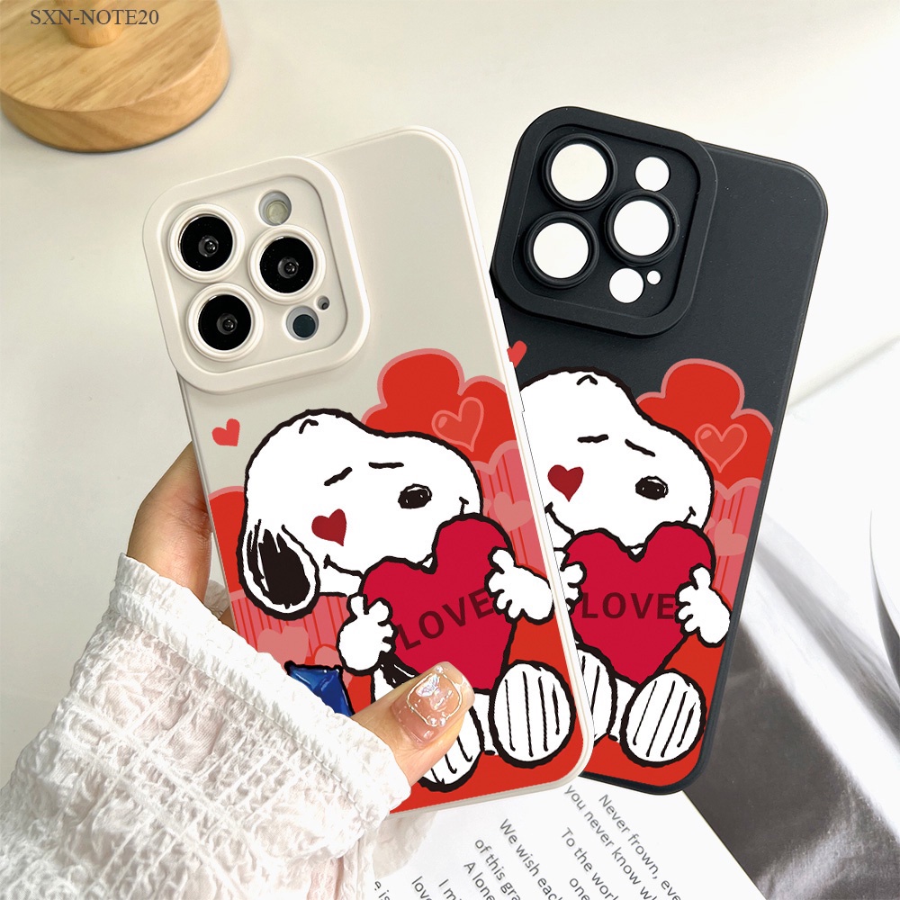 Samsung Galaxy Note 20 10 9 8 Lite Plus Ultra เคสซัมซุง สำหรับ Snoopy เคส เคสโทรศัพท์
