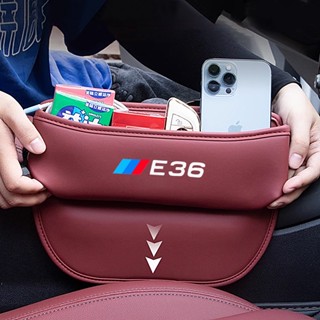  กล่องเก็บของหนัง อเนกประสงค์ สําหรับติดเบาะรถยนต์ BMW E36