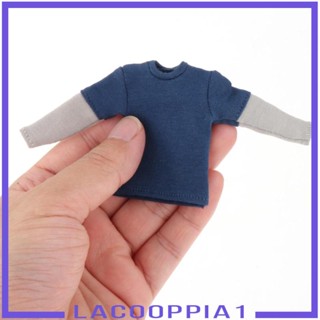 [Lacooppia1] เสื้อยืดลําลอง แขนสั้น คอกลม พิมพ์ลาย สเกล 1/12 สําหรับฟิกเกอร์ 6 นิ้ว แต่งตัว