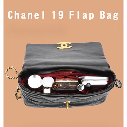 [YiYi] กระเป๋าจัดระเบียบ สําหรับใส่เครื่องสําอาง CHANEL 19 FLAP bag