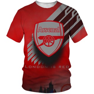 ใหม่ เสื้อยืดโปโล ลายทีมชาติฟุตบอล Arsenal Football Club navy05