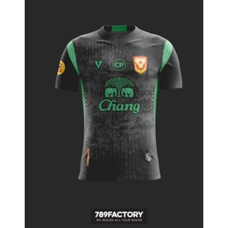 เสื้อกีฬาแขนสั้น ลายทีมชาติฟุตบอล Super League 22-23 ชุดเหย้า ทีมเยือนไทย 20