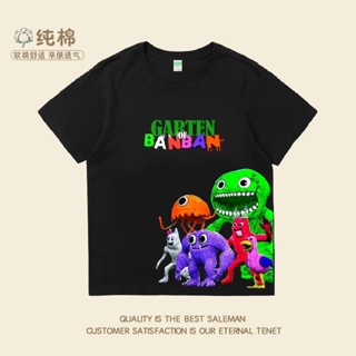 ส่งเร็ว ลดราคา จํากัดเวลา ใหม่ เสื้อยืดแขนสั้น คอกลม พิมพ์ลายเกม Garten of banban banban Garden สําหรับเด็กผู้ชาย และเด็กผู้หญิง