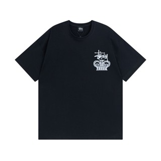 Stussy - เสื้อยืดแขนสั้น พิมพ์ลาย สไตล์คลาสสิก แฟชั่นสําหรับผู้ชาย และผู้หญิง Ilyufr