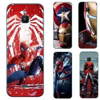 เคสโทรศัพท์ซิลิโคน TPU แบบนิ่ม ลายซุปเปอร์ฮีโร่ Marvel สําหรับ Nokia 6300 4G