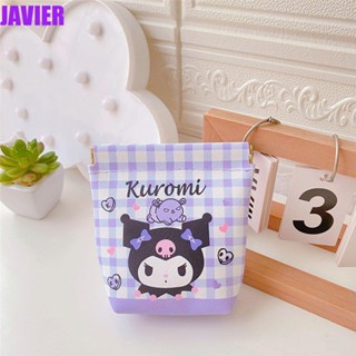 กระเป๋าเครื่องสําอาง หนัง Pu แบบพกพา ลายการ์ตูน Cinnamoroll