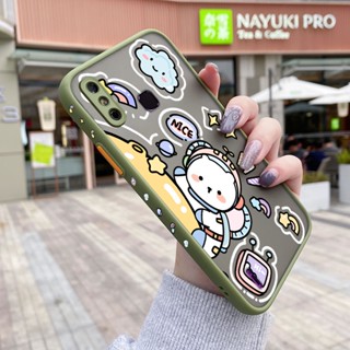 เคสโทรศัพท์มือถือแบบแข็ง ใส กันกระแทก ลายการ์ตูนอวกาศ มีลายด้านข้าง สําหรับ Infinix Smart 4 Smart 4C X653