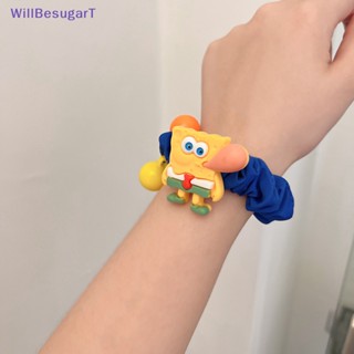 [WillBesugarT] สร้อยข้อมือเชือกรัดผม แบบแม่เหล็ก ลายการ์ตูน Kwaii อเนกประสงค์ สําหรับคู่รัก [ใหม่]