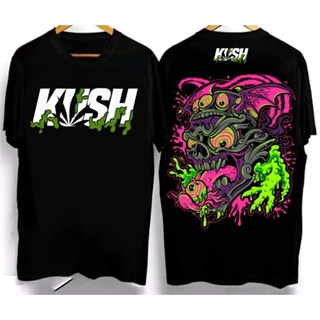 【Hot】เสื้อยืด Kush shirt man เสื้อยืดสุดเท่ Crew Neck T-shirt. Oversized T-shirt เสื้อยืดผ้าคอตตอน แฟชั่นแขนสั้นผ้าฝ้าย