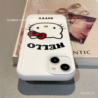 เคสป้องกันโทรศัพท์มือถือ แบบนิ่ม ลายการ์ตูนคิตตี้ กันกระแทก สําหรับ iPhone 14 13promax 12 11 X xr xsmax