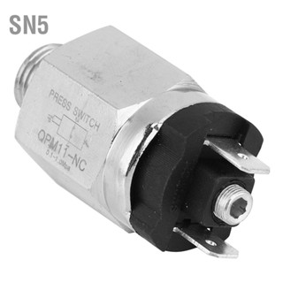 SN5 สวิตช์ความดันอากาศแบบปรับได้ปกติปิด QPM11-NC สวิตช์ G1/4in AC220V 48VAC/DC