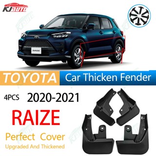 บังโคลนหน้า หลัง กันฝุ่น อุปกรณ์เสริม สําหรับตกแต่งรถยนต์ Toyota Raize 2020 2021 2022 2023-UP