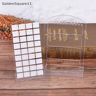 Goldensquare กล่องพลาสติก 24 48 72 ช่อง สําหรับใส่เครื่องประดับ ต่างหู