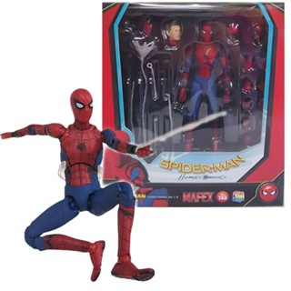 [คุณภาพ พร้อมส่ง] MAFEX 103 ฟิกเกอร์ Spider-Man Spider Man Deluxe Edition โมเดลตุ๊กตา DPPA