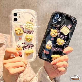 เคสโทรศัพท์มือถือนิ่ม ขอบโค้ง ลายการ์ตูนกระต่าย 3D แฮนด์เมด สําหรับ infinix Smart 7 5 2020 Hot 30 30i 30Play 20 20i 20Play Note 12 G96 Smart 6 6Plus Hot 8 10 Lite Hot 12 11 10 Play