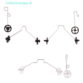 Trillioncatalpa ชุดเกียร์ลงจอด โฟมมือโยน พร้อมล้อ อุปกรณ์เสริมเครื่องบิน 1 ชุด