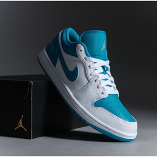 10-15% ส่วนลดพิเศษบน Air Jordan 1 low AQUATONE 553558-174