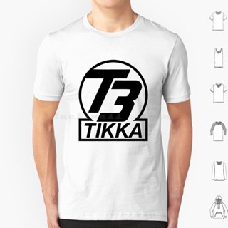 เสื้อยืด ผ้าฝ้าย พิมพ์ลายโลโก้ Tikka T3 6Xl Tikka T3 Firearms Finland Guns Sako สําหรับผู้ชาย