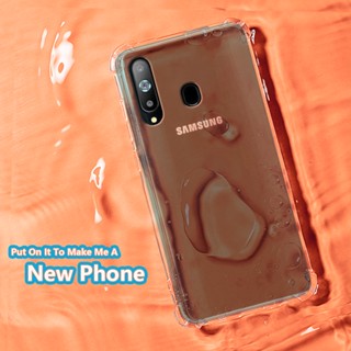 เคสโทรศัพท์เจลลี่ ยางนิ่ม แบบใส บางพิเศษ กันกระแทก เสริมมุม สําหรับ Samsung Galaxy A8s A9 Pro 2019 SM-G8870 G887F G887N A8