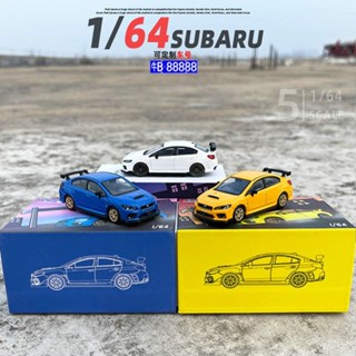 Jkm1: 64 Subaru STI โมเดลรถยนต์อัลลอยด์ ของเล่นสําหรับเด็กผู้ชาย